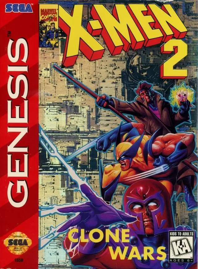 Jeux SEGA Mega Drive - X-Men 2: Clone Wars