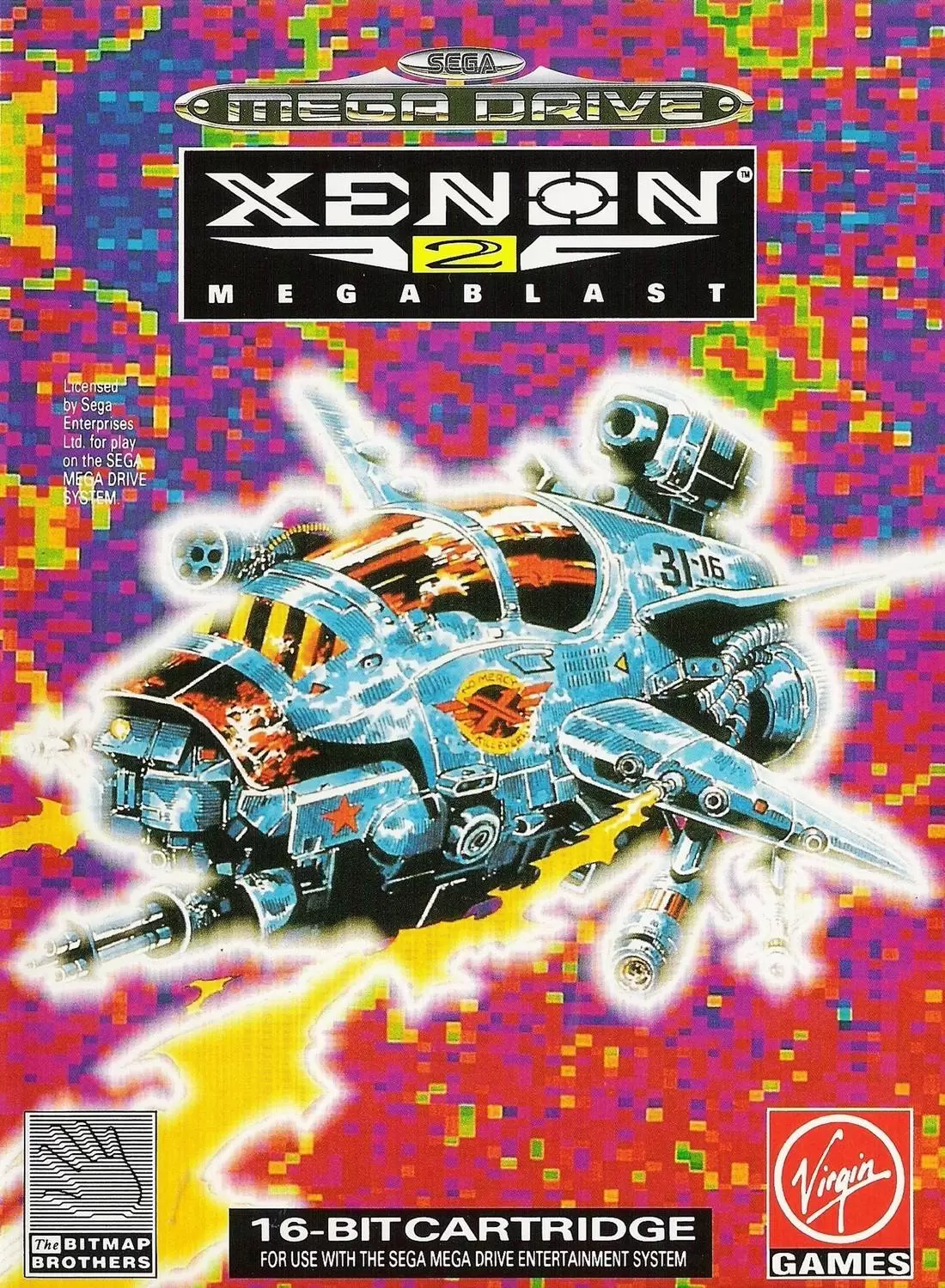 Sega Genesis Games - Xenon 2: Megablast