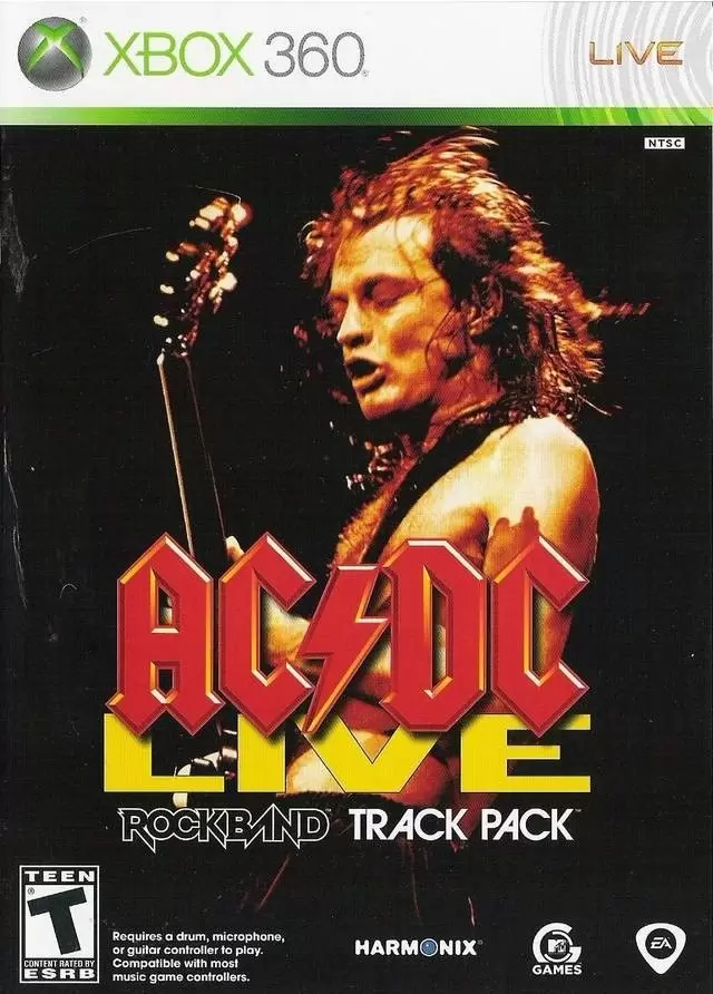 Jeux XBOX 360 - AC/DC Live: Rock Band Track Pack