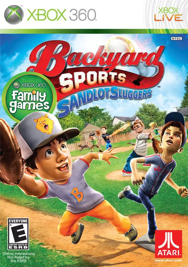 Jeux XBOX 360 - Backyard Sports: Sandlot Sluggers