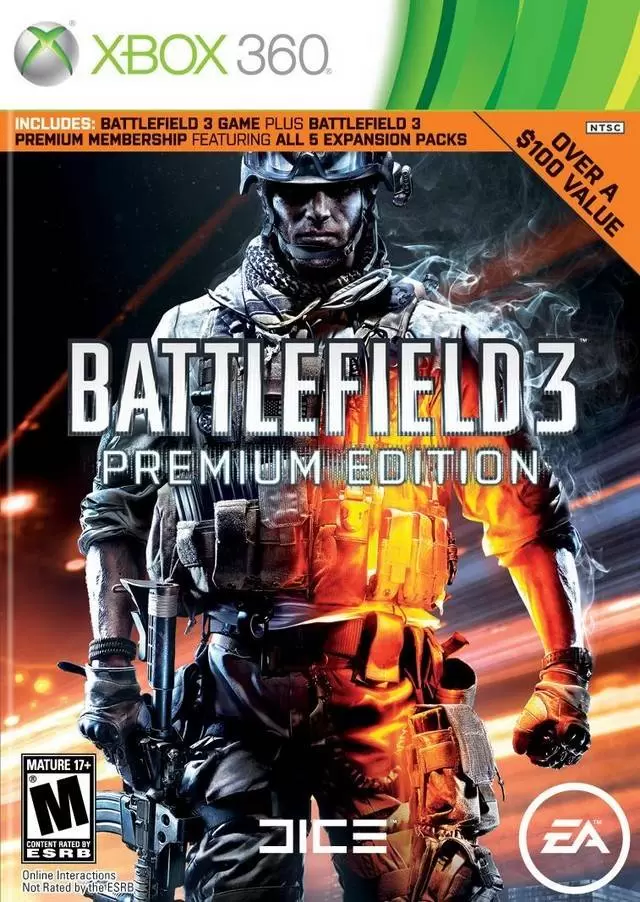 Jeux XBOX 360 - Battlefield 3: Premium Edition