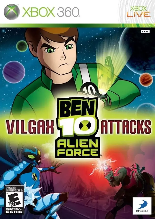 XBOX 360 Games - Ben 10 Alien Force: Vilgax Attacks