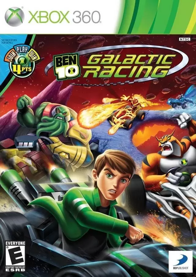 Jeux XBOX 360 - Ben 10: Galactic Racing