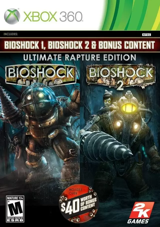 Jeux XBOX 360 - BioShock Ultimate Rapture Edition