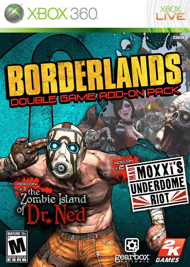 Jeux XBOX 360 - Borderlands: Double Game Add-On Pack