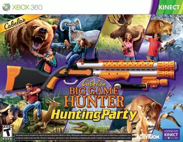 Jeux XBOX 360 - Cabela\'s Big Game Hunter: Hunting Party