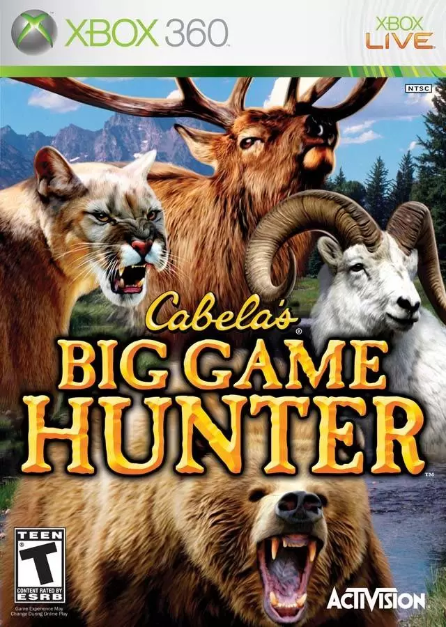 XBOX 360 Games - Cabela\'s Big Game Hunter