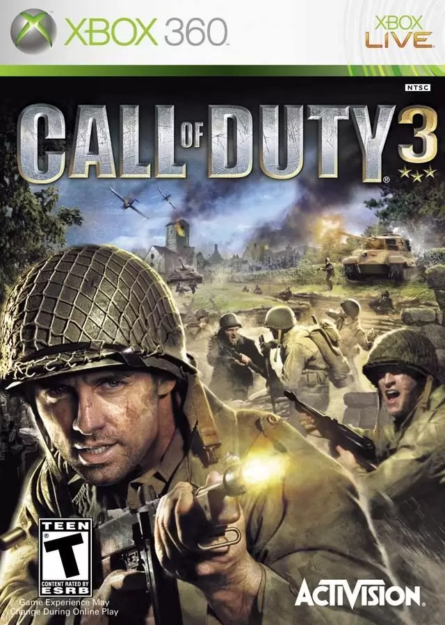 XBOX 360 Games - Call of Duty 3