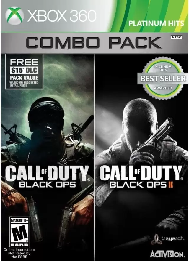 XBOX 360 Games - Call of Duty: Black Ops Combo Pack