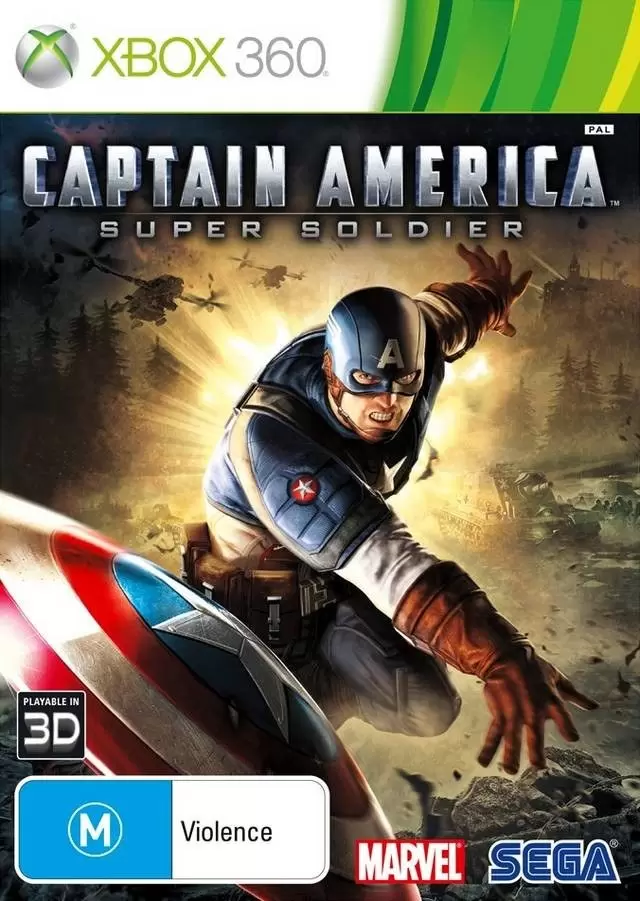 Jeux XBOX 360 - Captain America: Super Soldier