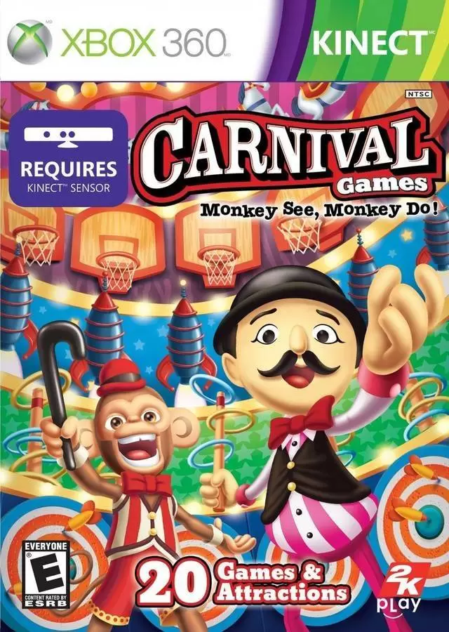 Jeux XBOX 360 - Carnival Games: Monkey See, Monkey Do!