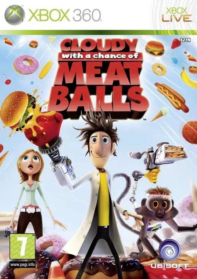 XBOX 360 Games - Cloudy With a Chance of Meatballs