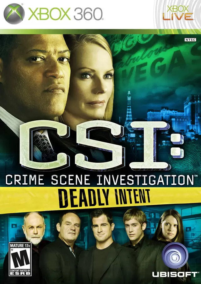 Jeux XBOX 360 - CSI: Crime Scene Investigation: Deadly Intent