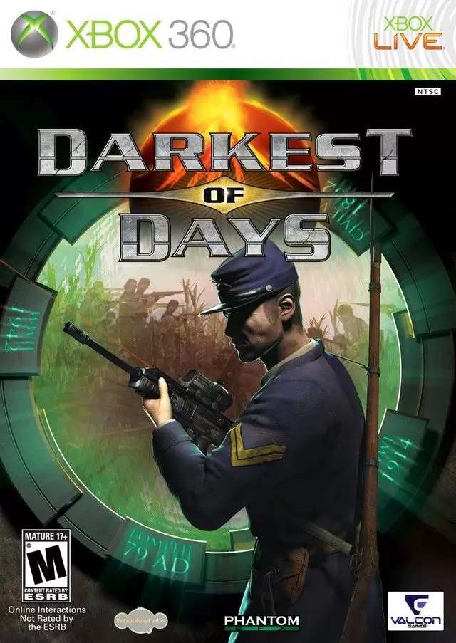 XBOX 360 Games - Darkest of Days