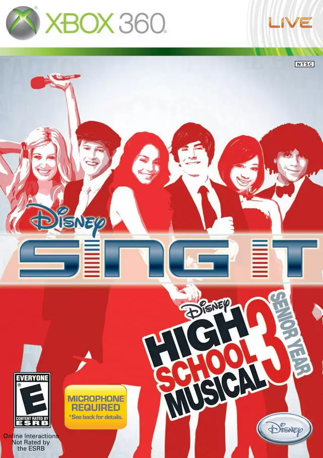 XBOX 360 Games - Disney Sing It! High School Musical 3: Senior Year