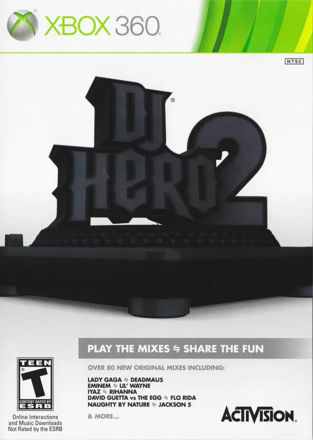 Jeux XBOX 360 - DJ Hero 2