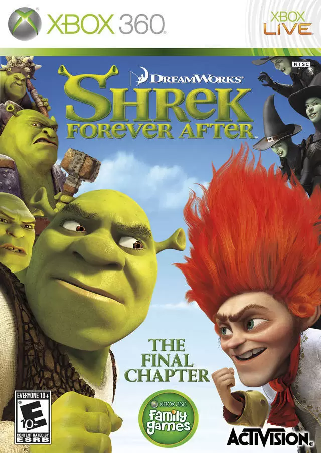 Jeux XBOX 360 - DreamWorks Shrek Forever After