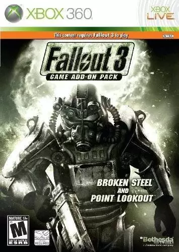 Jeux XBOX 360 - Fallout 3 Game Add-On Pack: Broken Steel and Point Lookout
