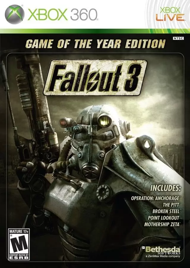 XBOX 360 Games - Fallout 3: Game of the Year Edition