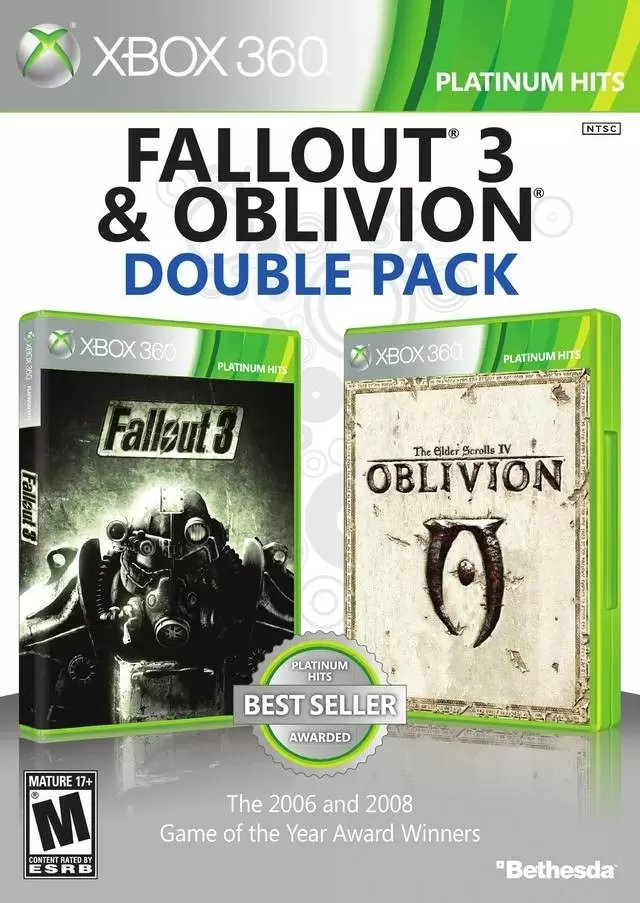 Jeux XBOX 360 - Fallout 3 & Oblivion Double Pack