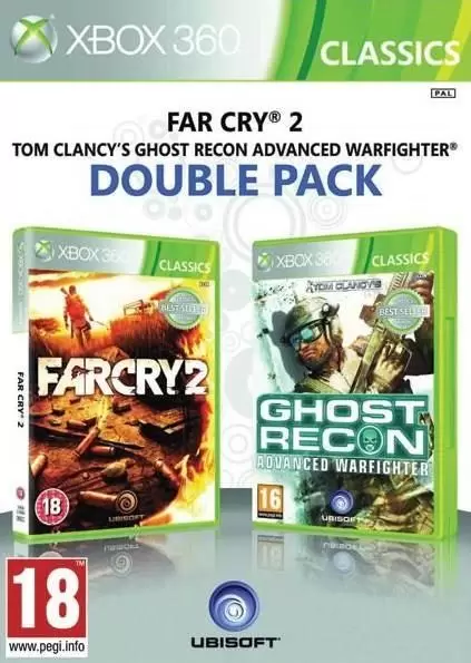 XBOX 360 Games - Far Cry 2 / Tom Clancy\'s Ghost Recon Advanced Warfighter Double Pack
