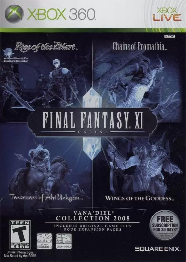 XBOX 360 Games - Final Fantasy XI: Vana\'diel Collection 2008