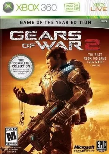 XBOX 360 Games - Gears of War 2: Game of the Year Edition