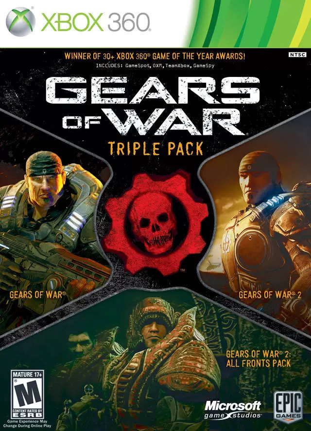 XBOX 360 Games - Gears of War Triple Pack