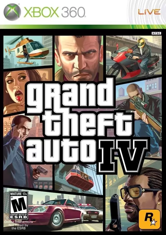Jeux XBOX 360 - Grand Theft Auto IV