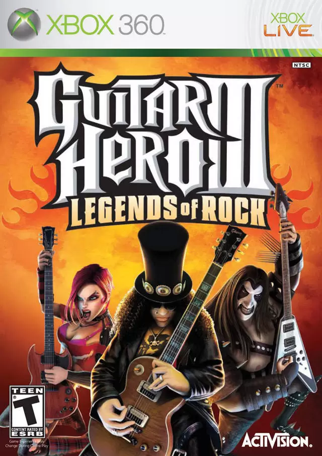 Jeux XBOX 360 - Guitar Hero III: Legends of Rock