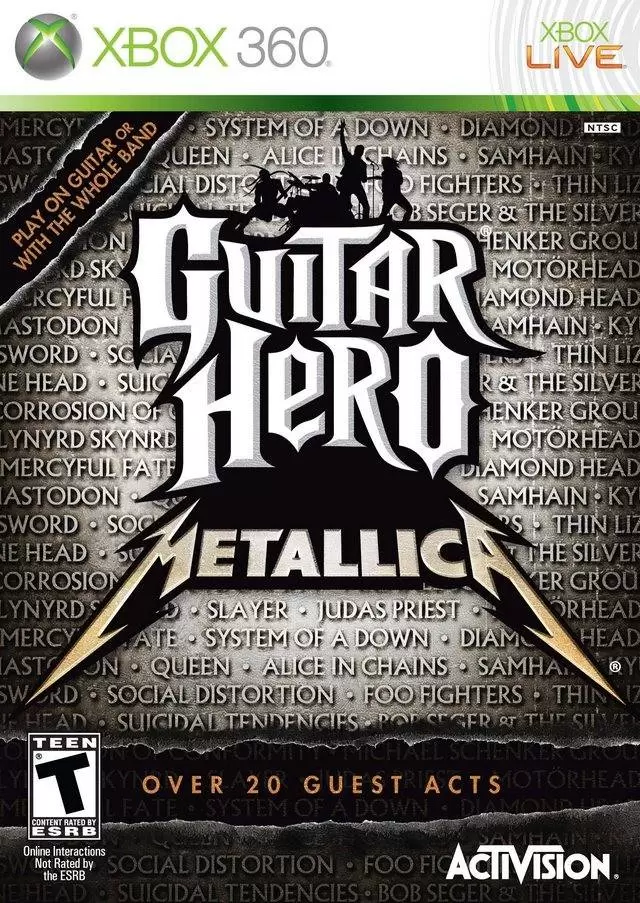 Jeux XBOX 360 - Guitar Hero: Metallica
