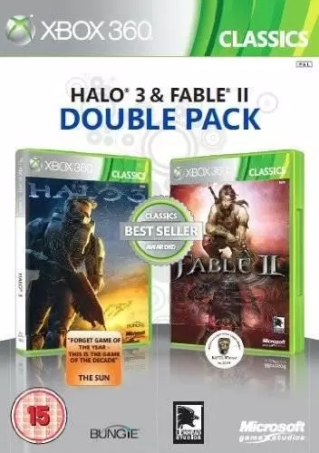 Jeux XBOX 360 - Halo 3 & Fable II Double Pack