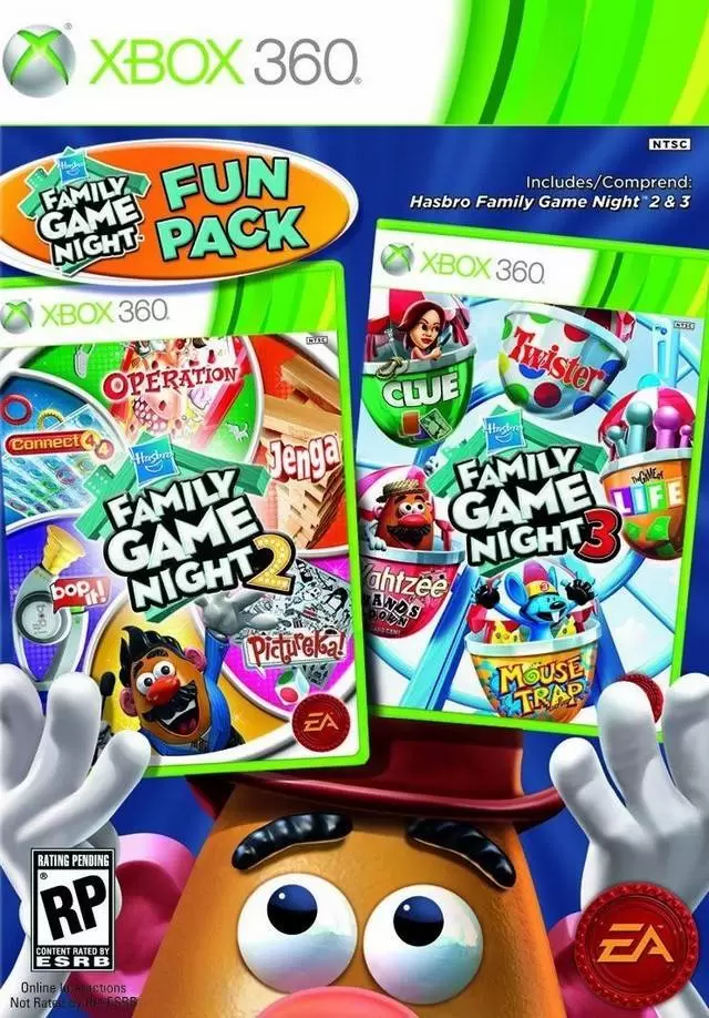 XBOX 360 Games - Hasbro Family Game Night Fun Pack