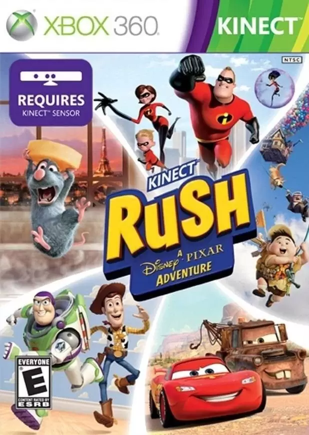 Jeux XBOX 360 - Kinect Rush: A Disney-Pixar Adventure