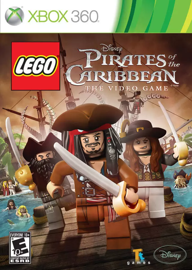 Jeux XBOX 360 - LEGO Pirates of the Caribbean: The Video Game