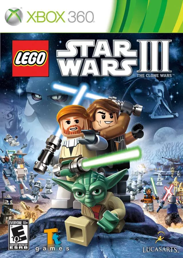 Jeux XBOX 360 - LEGO Star Wars III: The Clone Wars