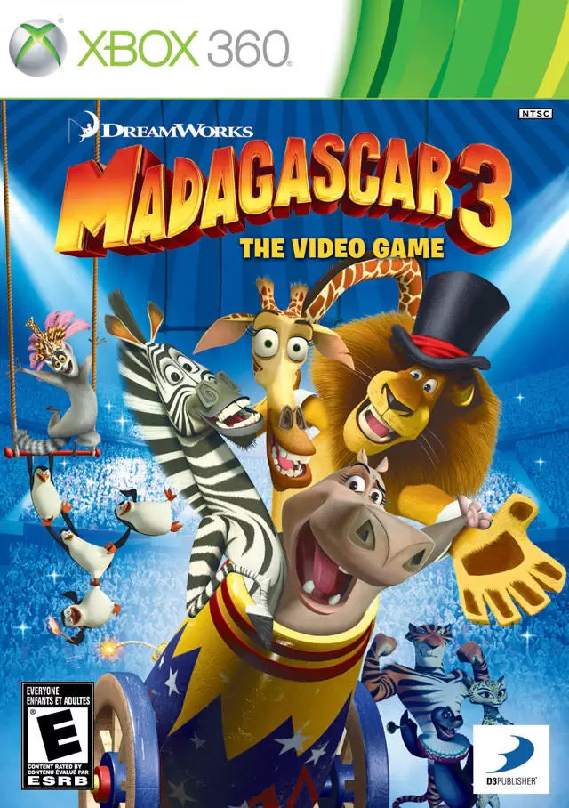 XBOX 360 Games - Madagascar 3: The Video Game