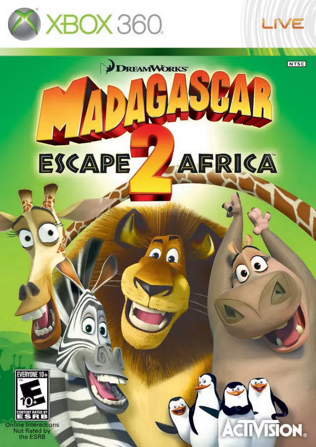 Jeux XBOX 360 - Madagascar: Escape 2 Africa