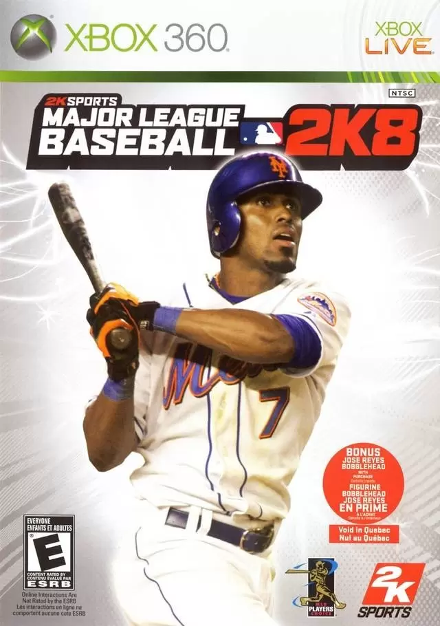 Jeux XBOX 360 - Major League Baseball 2K8