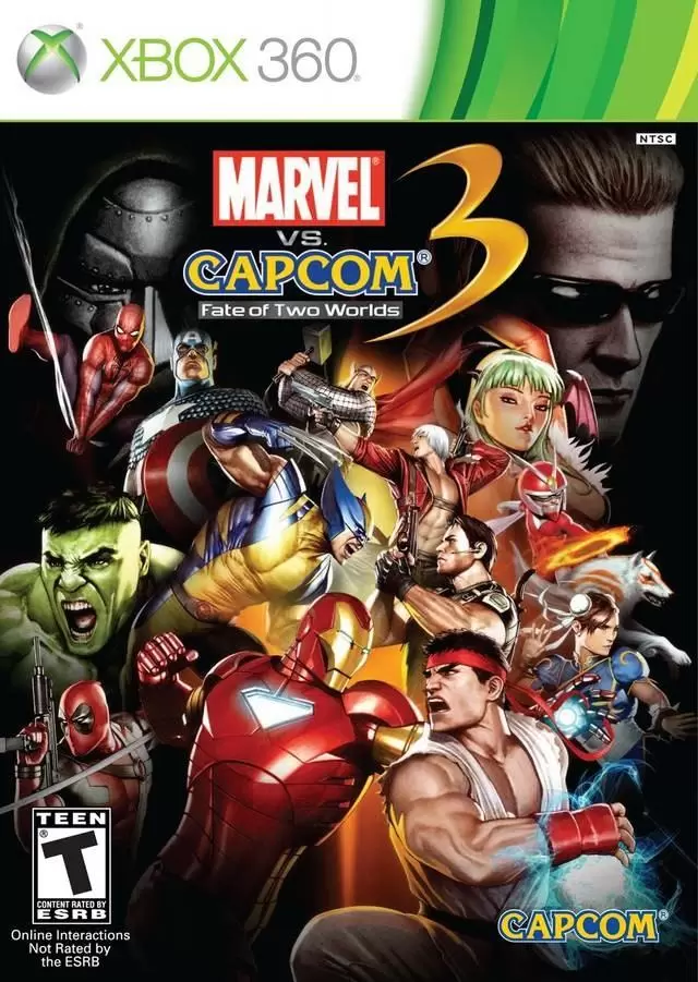 XBOX 360 Games - Marvel vs. Capcom 3: Fate of Two Worlds