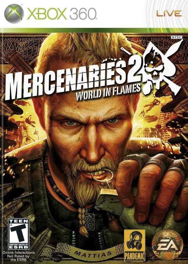 XBOX 360 Games - Mercenaries 2: World in Flames