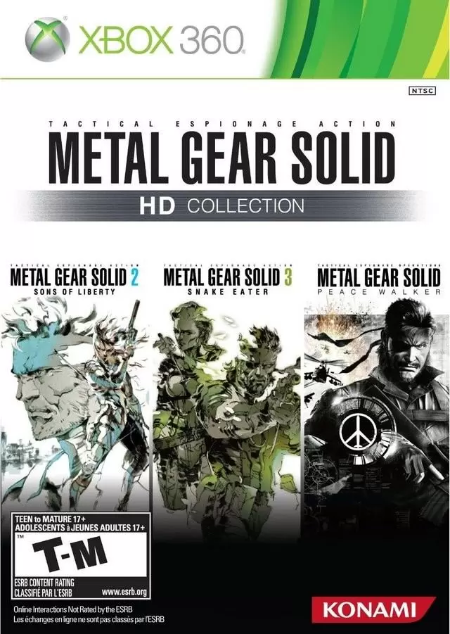 Jeux XBOX 360 - Metal Gear Solid HD Collection
