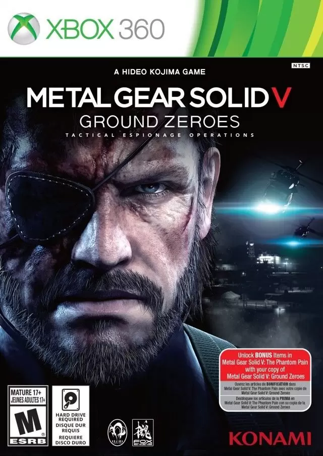 XBOX 360 Games - Metal Gear Solid V: Ground Zeroes