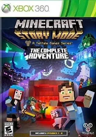 Jeux XBOX 360 - Minecraft: Story Mode - A Telltale Games Series - The Complete Adventure