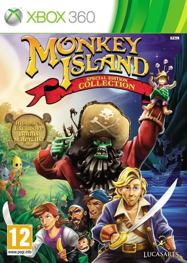 Jeux XBOX 360 - Monkey Island: Special Edition Collection