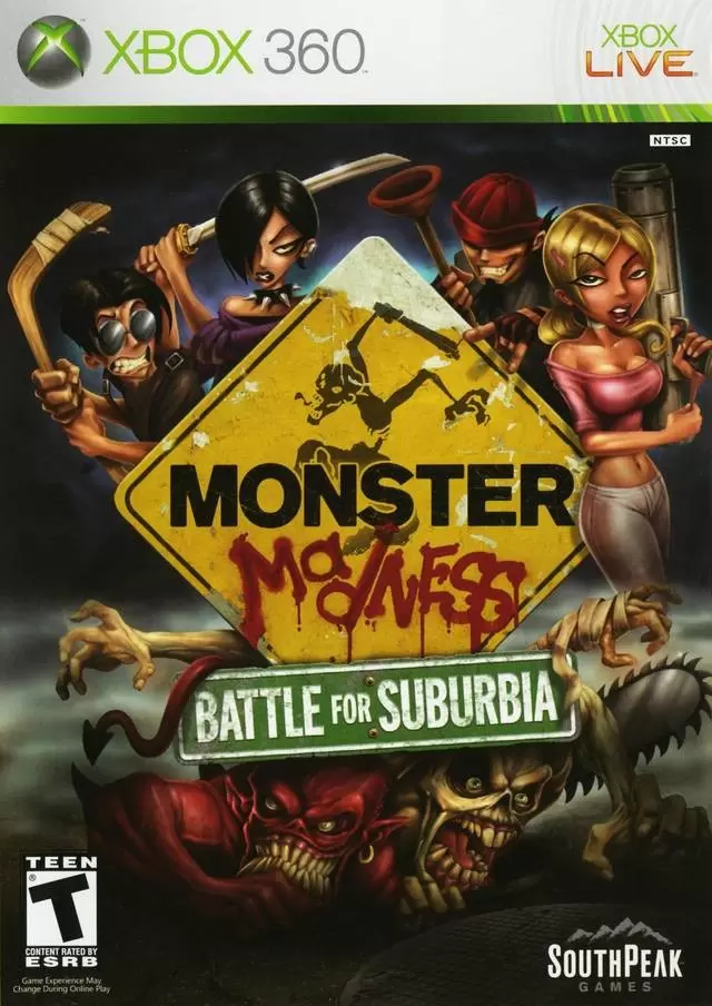XBOX 360 Games - Monster Madness: Battle for Suburbia