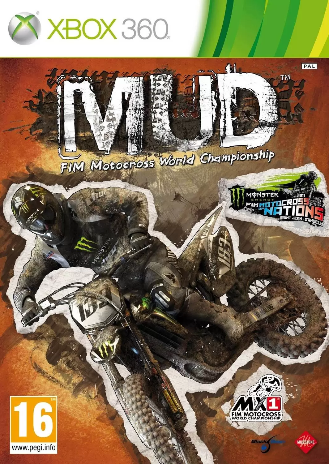 Jeux XBOX 360 - MUD - FIM Motocross World Championship