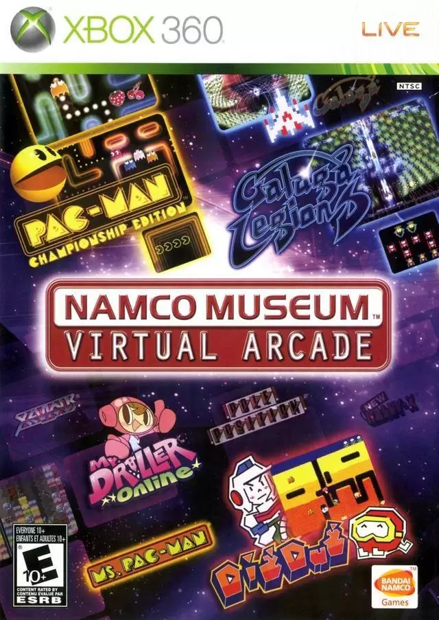 XBOX 360 Games - Namco Museum: Virtual Arcade