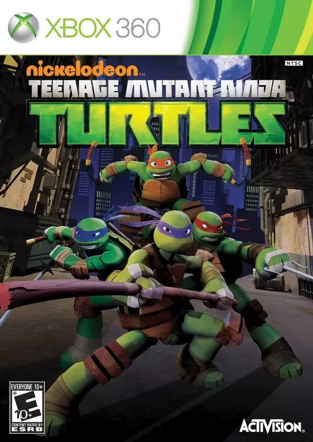 Jeux XBOX 360 - Nickelodeon Teenage Mutant Ninja Turtles