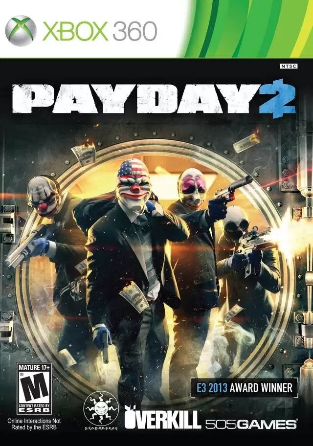 XBOX 360 Games - Payday 2